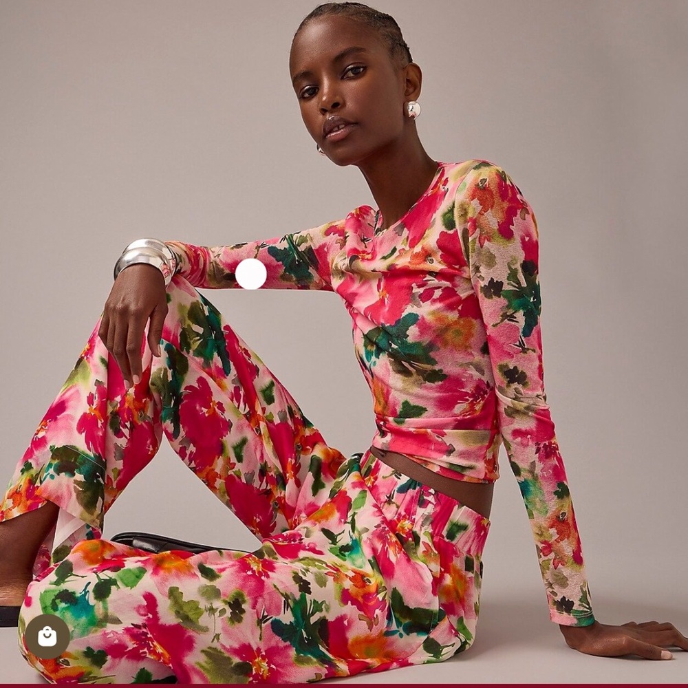 J. Crew Floral Pant